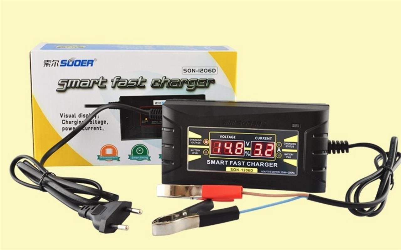 SUOER SON-1206D полнач за акумулатор 12V